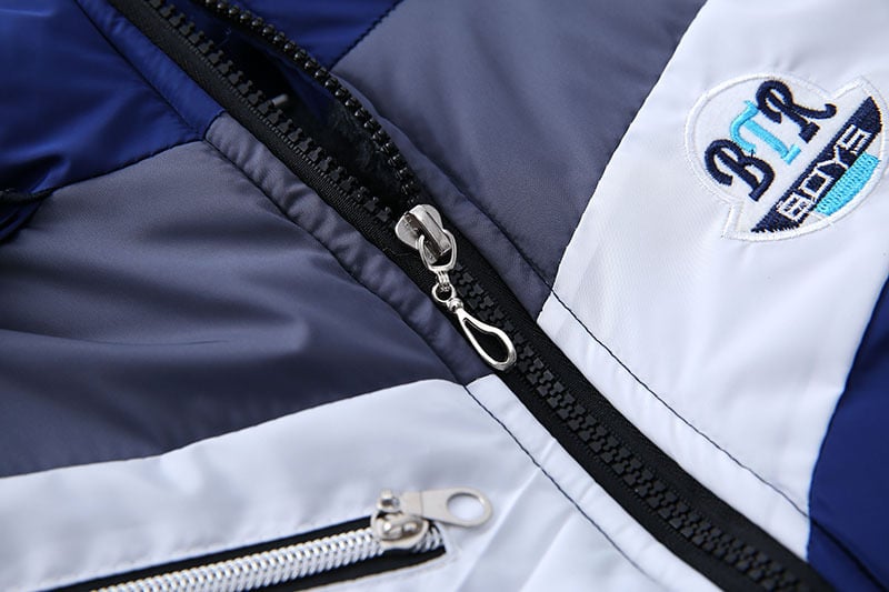 Boys' Long Hooded Padded Jacket Chamarra