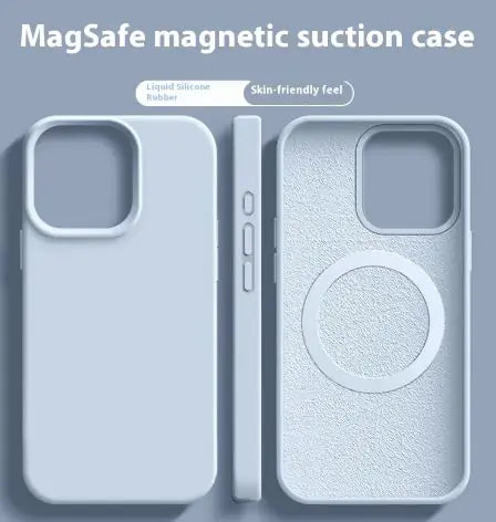 Magnetic Liquid Silicone Case For iPhone