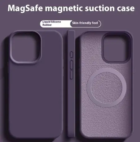 Magnetic Liquid Silicone Case For iPhone
