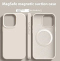 Magnetic Liquid Silicone Case For iPhone